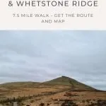 Pin image for Shutlingsloe and Whetstone Ridge Walk by The Wandering Wildflower