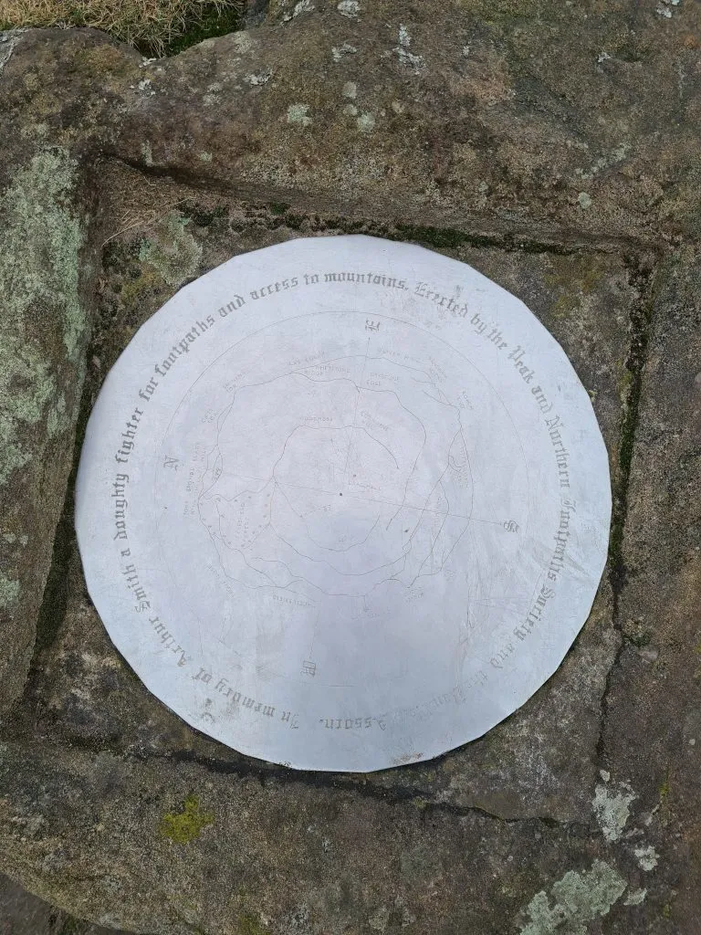 Toposcope on Shutlingsloe - Shutlingsloe circular walk via Whetstone Ridge by The Wandering Wildflower