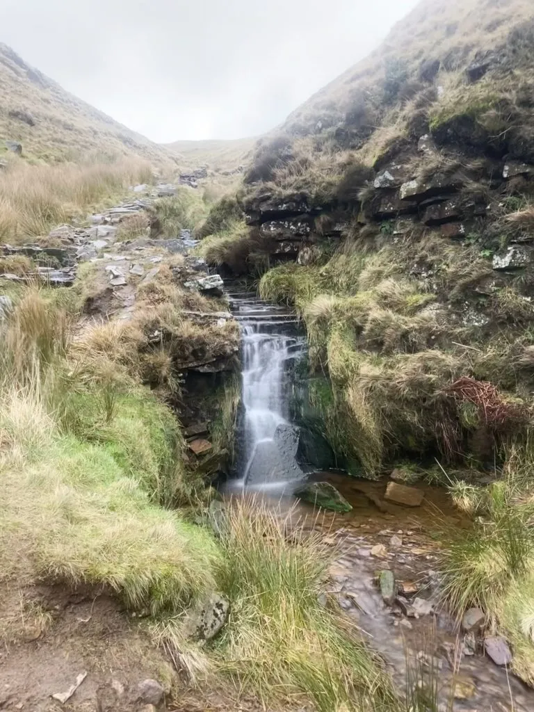 Waterfalls in Cumberland Clough - Shutlingsloe circular walk via Whetstone Ridge by The Wandering Wildflower