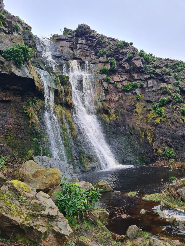 A waterfall in the Wessenden Valley - Peak District waterfalls walk by The Wandering Wildflower