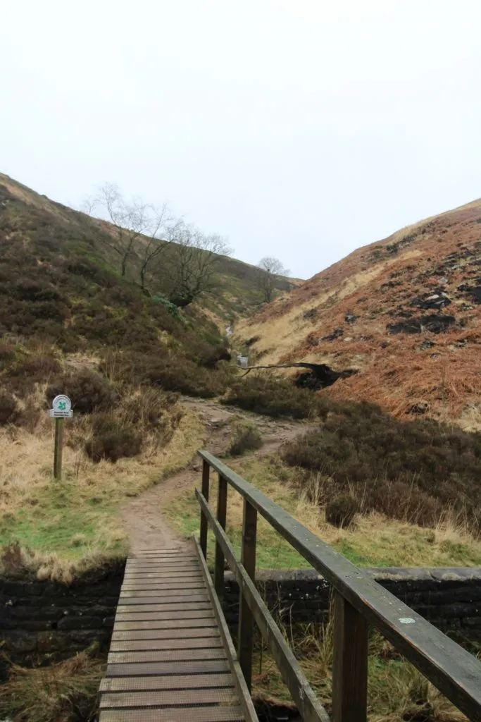Bridge over Wessenden Brook - Peak District waterfalls walk by The Wandering Wildflower