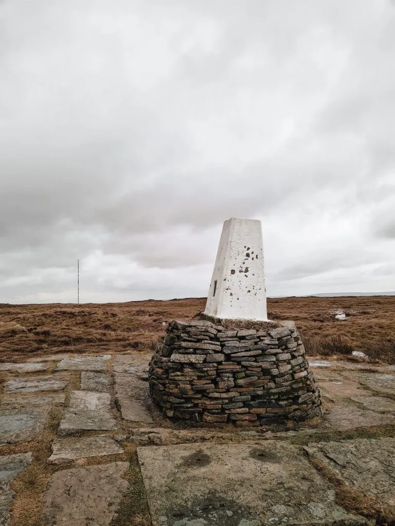 Black Hill, Peak District trig point (Soldiers Lump)