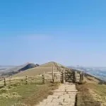 Pinterest image for Castleton to Mam Tor Circular Walk via Winnats Pass - Peak District Walks from The Wandering Wildflower