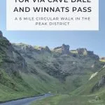 Pinterest image for Castleton to Mam Tor Circular Walk via Winnats Pass - Peak District Walks from The Wandering Wildflower