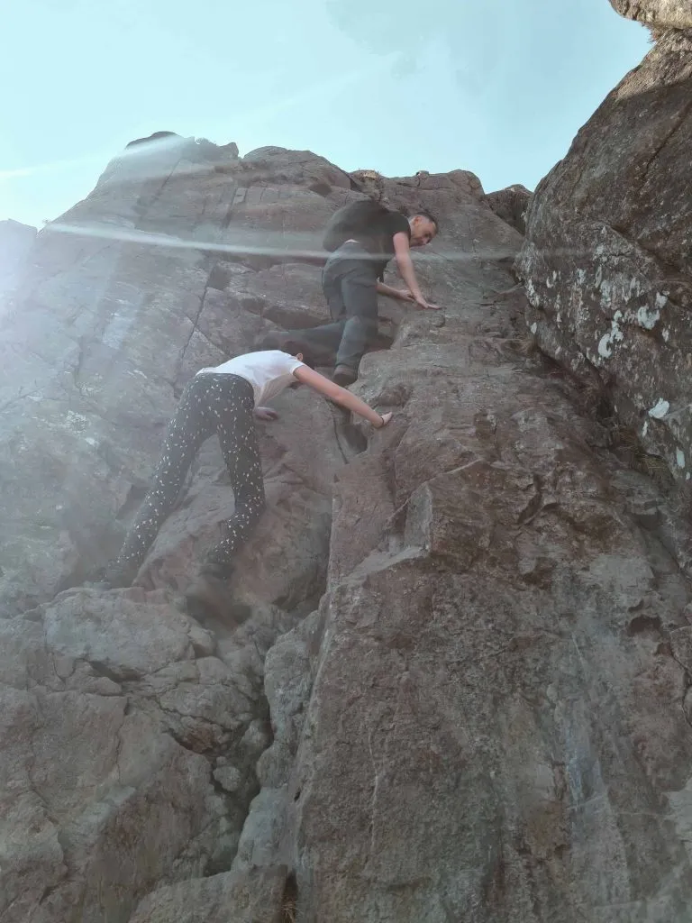 Pen yr Ole Wen scramble section