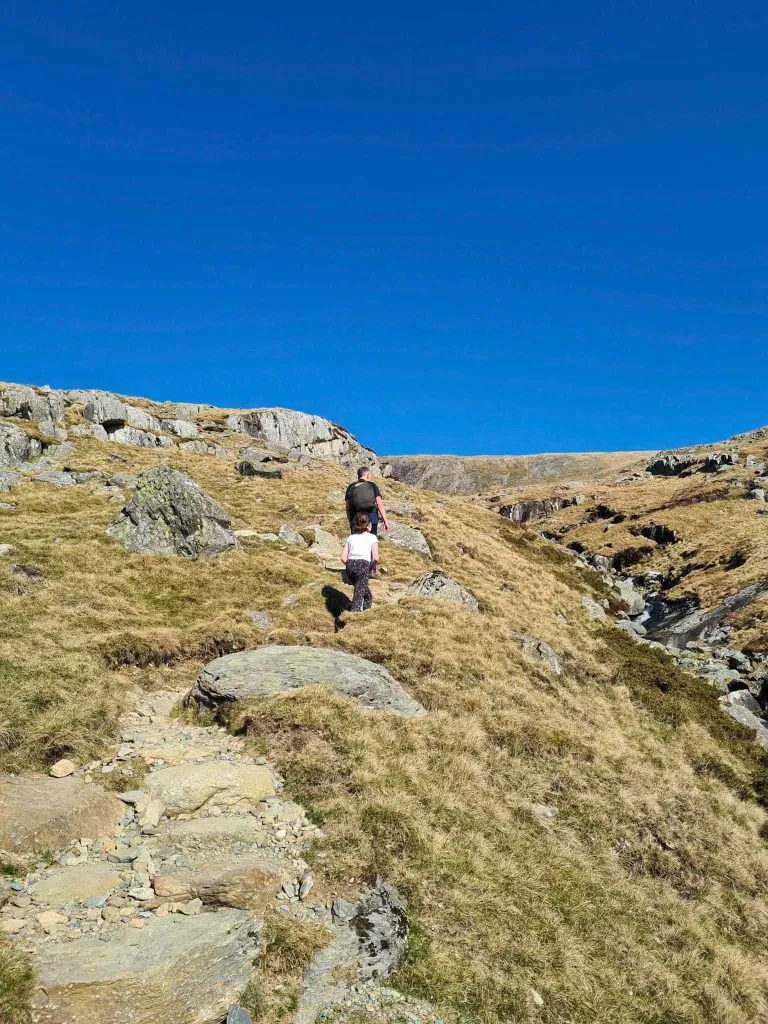 The path up Pen yr Ole Wen