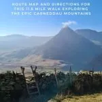 Pinterest Image for Pen Yr Ole Wen to Carnedd Llewelyn - The Wandering Wildflower