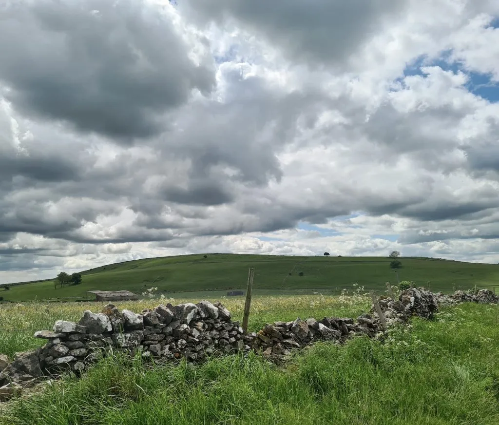 Wolfscote Hill as seen from a distance