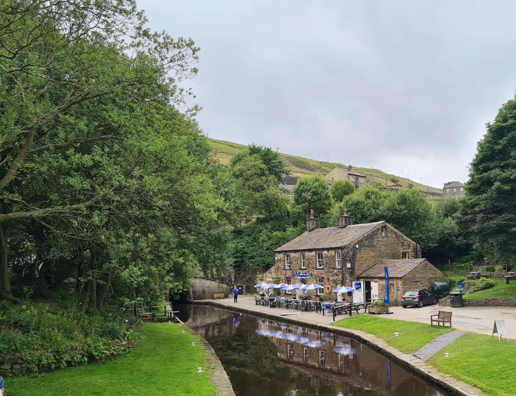 Standedge Tunnel Visitors Centre near Eastergate Bridge in Marsden, West Yorkshire