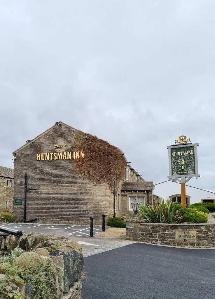Exterior shot of The Huntsman Inn, Holmfirth