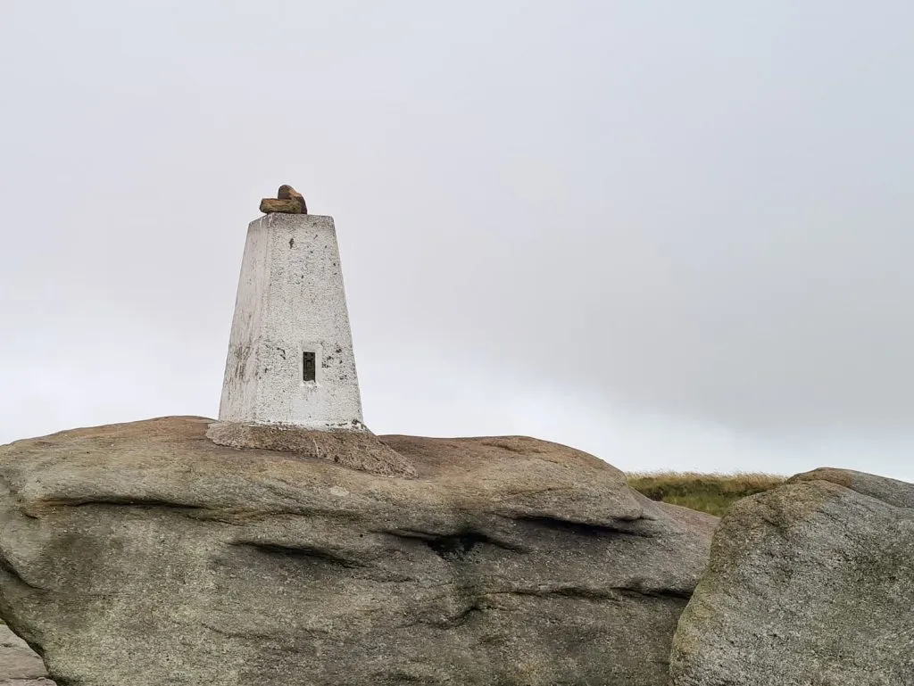 Kinder Low Trig Point, Kinder Scout - The Wandering Wildflower walks in the Peak District