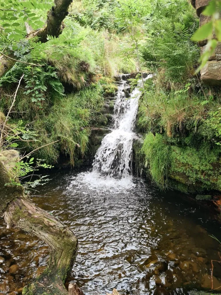 Peak District Waterfall - Crowden Clough - The Wandering Wildflower
