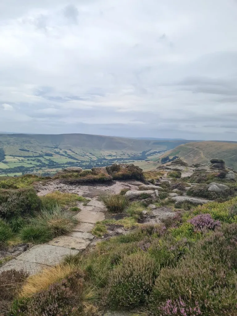 Ringing Roger Scramble Walk from Edale via Grindsbrook Clough - The Wandering Wildflower Peak District Walks