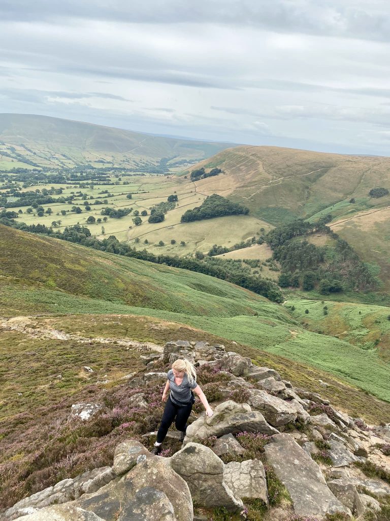 Ringing Roger Scramble Walk from Edale via Grindsbrook Clough - The Wandering Wildflower Peak District Walks