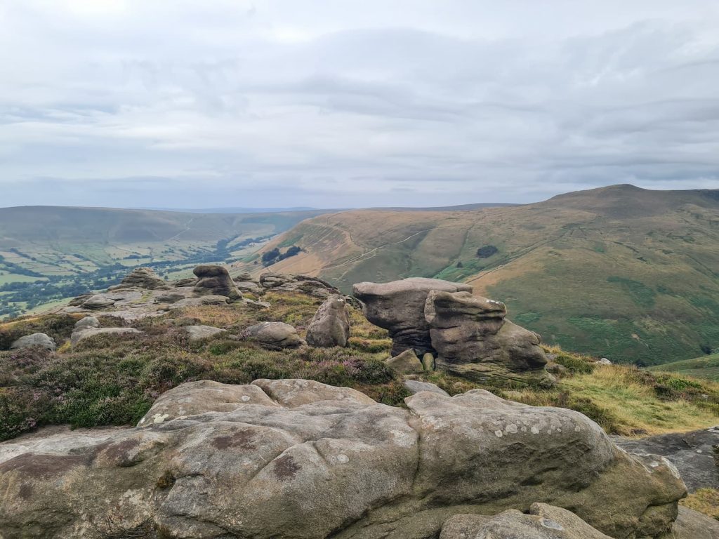 Ringing Roger Scramble Walk from Edale via Grindsbrook Clough - The Wandering Wildflower Peak District Walks