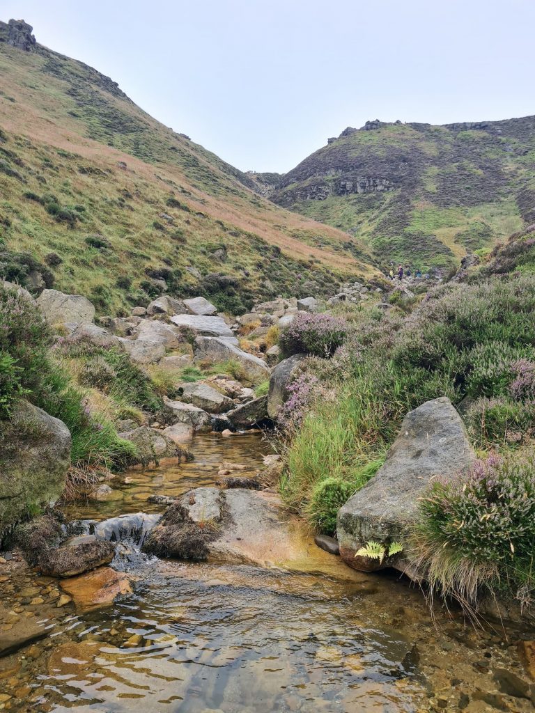 Ringing Roger Scramble Walk from Edale via Grindsbrook Clough - The Wandering Wildflower Peak District Walks