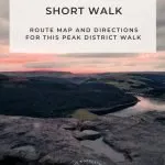 Pinterest Image for Bamford Edge Short Walk - Peak District Sunsets - The Wandering Wildflower