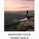 Pinterest Image for Bamford Edge Short Walk - Peak District Sunsets - The Wandering Wildflower