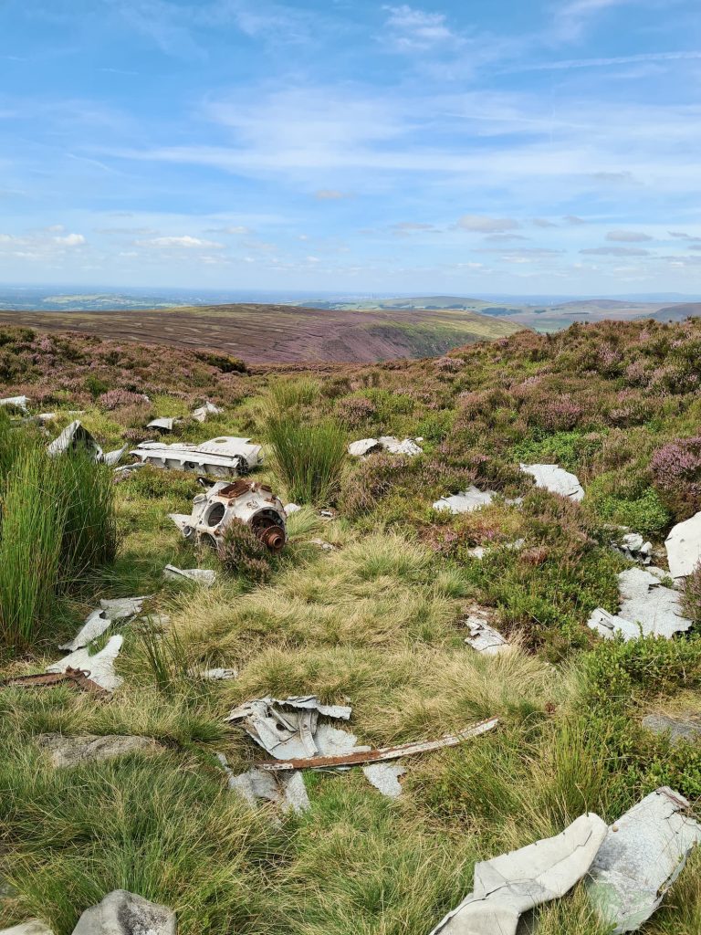 Plane Crash Site on Bleaklow - Bristol Blenheim - The Wandering Wildflower