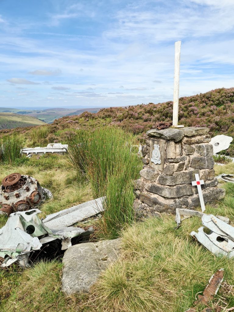 Plane Crash Site on Bleaklow - Bristol Blenheim - The Wandering Wildflower