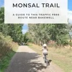 Pin image for Cycling the Monsal Trail Near Bakewell - The Wandering Wildflower Peak District Walks