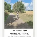 Pin image for Cycling the Monsal Trail Near Bakewell - The Wandering Wildflower Peak District Walks