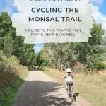 Pin image for Cycling the Monsal Trail Near Bakewell - The Wandering Wildflower Peak District Walks