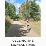 Pin image for Cycling the Monsal Trail Near Bakewell - The Wandering Wildflower Peak District Walks