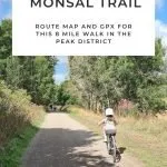 Pin image for Cycling the Monsal Trail Near Bakewell - The Wandering Wildflower Peak District Walks