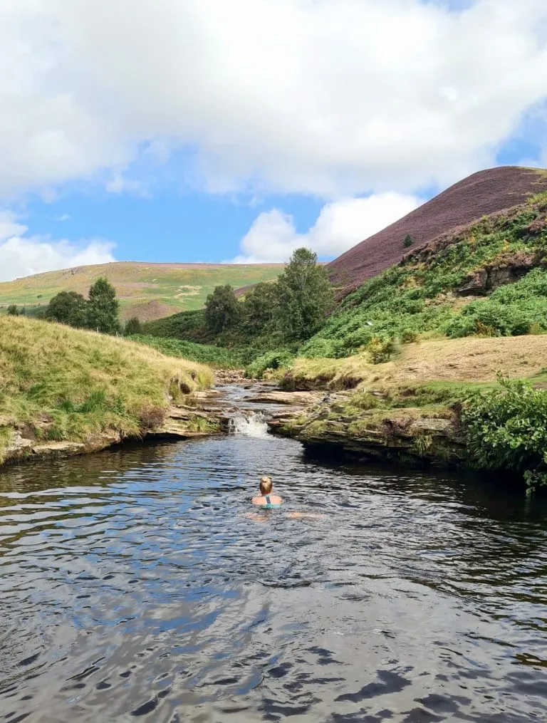 Wild swimming at Slippery Stones, Derwent Valley - The Wandering Wildflower