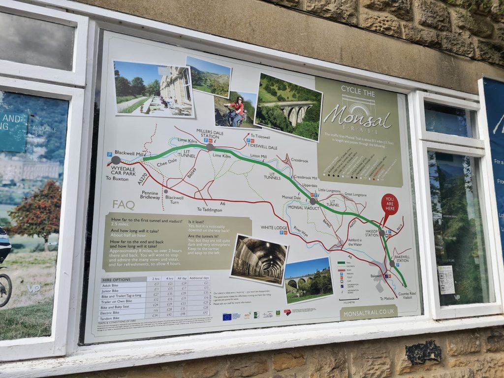 Monsal Trail Route Map