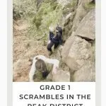 Pinterest image for 5 epic Peak District scrambles - The Wandering Wildflower