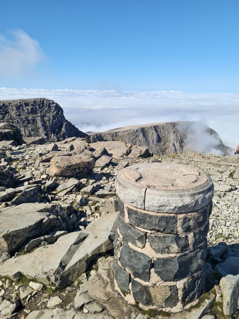 A toposcope base on Ben Nevis summit