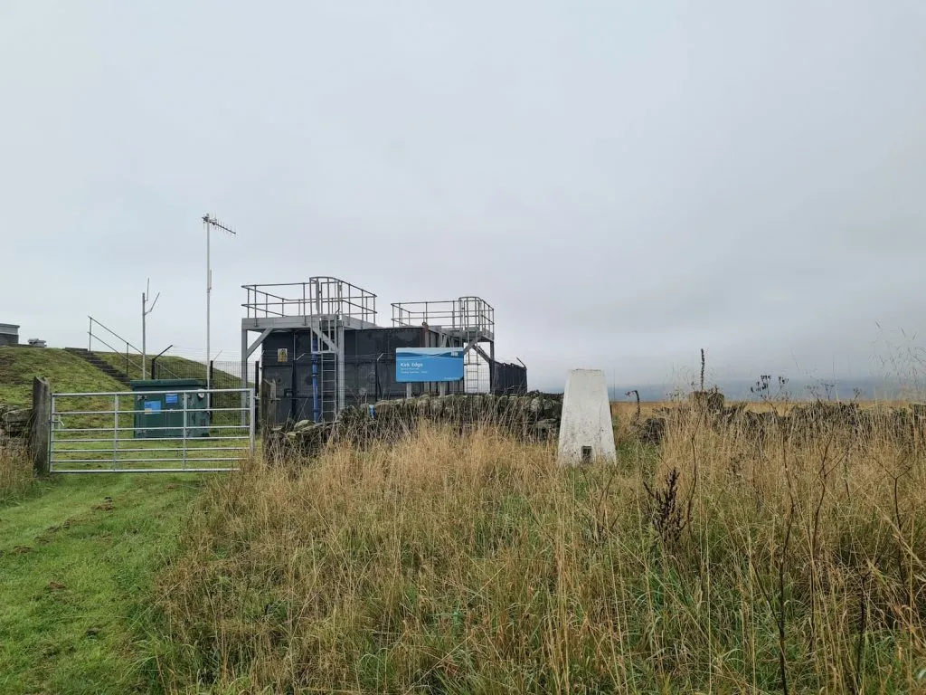 Kirk Edge trig point - The Wandering Wildflower