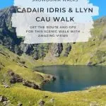 Pinterest Image for Cadair Idris Walk Route from The Wandering Wildflower - Family Walks in Snowdonia