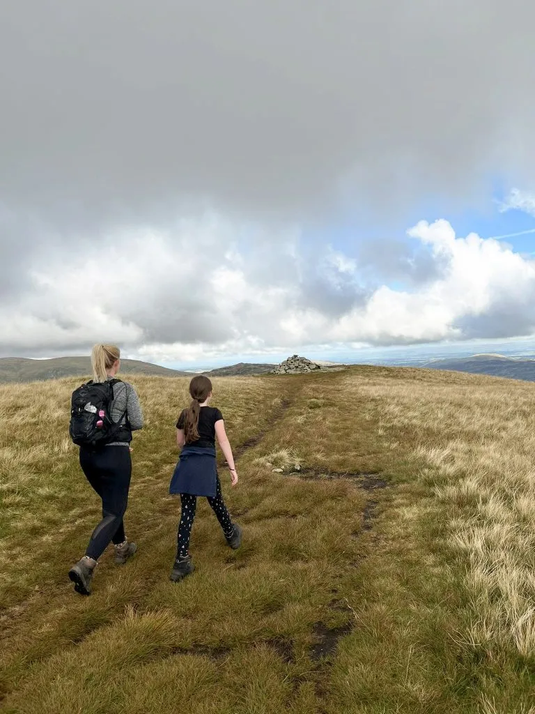 Birkhouse Moor summit - The Wandering Wildflower