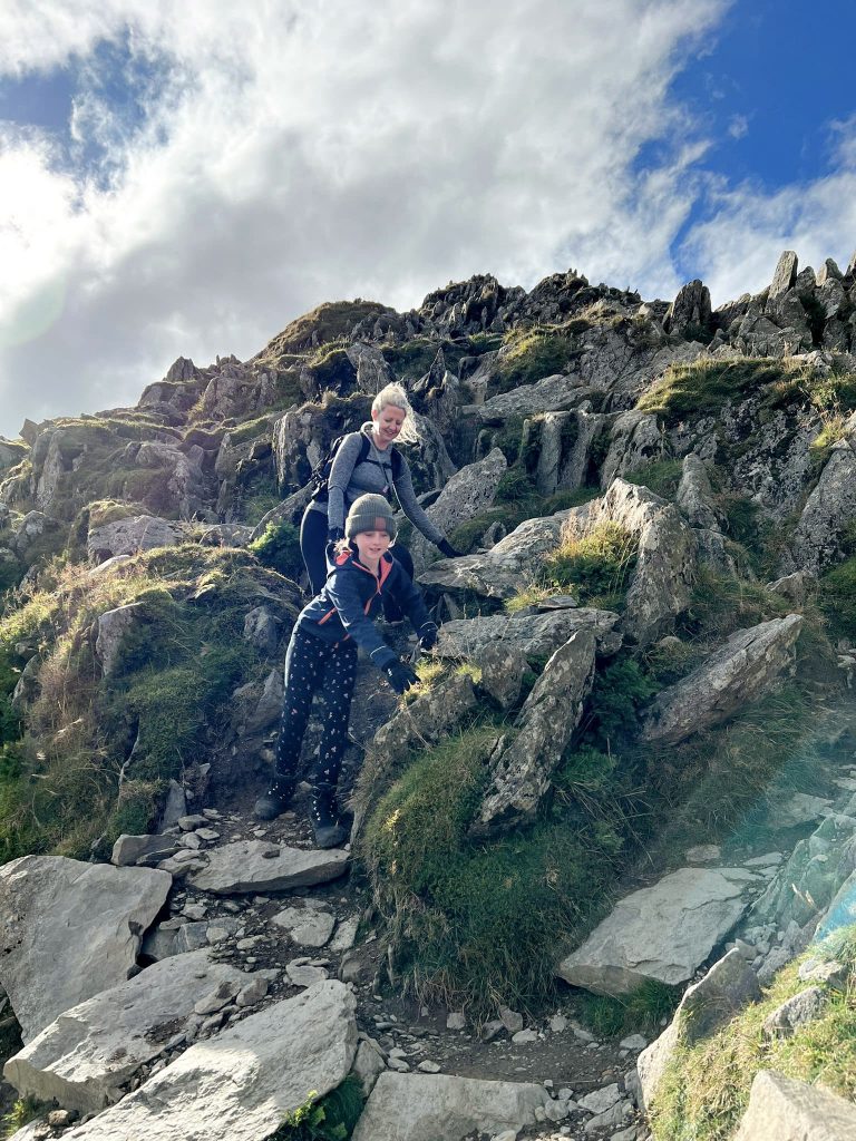 Descending Swirral Edge - The Wandering Wildflower