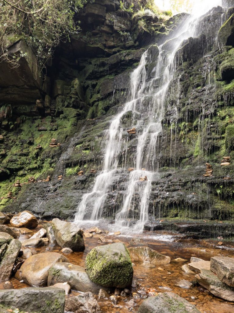 Middle Black Clough Waterfall - The Wandering Wildflower