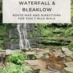 Pinterest image for Middle Black Clough and Bleaklow Plane Crash Sites - The Wandering Wildflower Moorland Walks in the Peak District