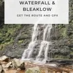 Pinterest image for Middle Black Clough and Bleaklow Plane Crash Sites - The Wandering Wildflower Moorland Walks in the Peak District