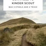 Pin Image for Red Brook Scramble onto Kinder Scout - The Wandering Wildflower Peak District Walks