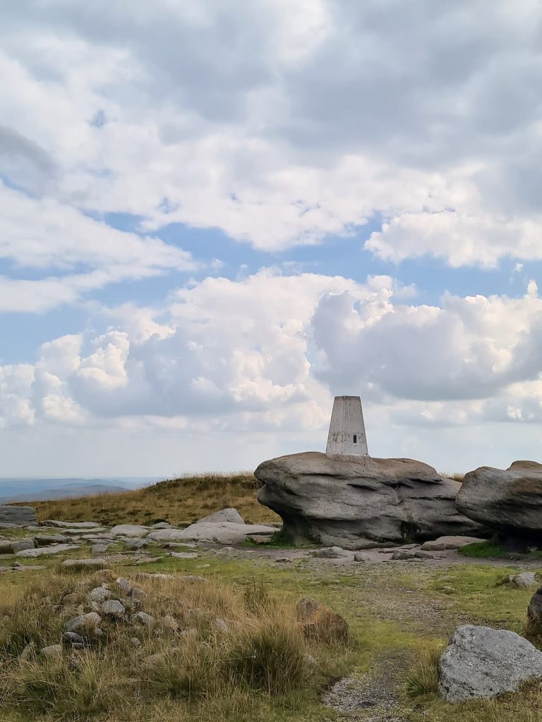 Kinder Low trig point - Peak District Walks by The Wandering Wildflower