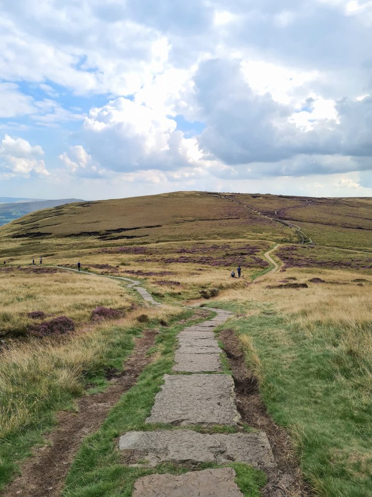 Paths over the moors on Kinder Scout - Peak District Walks by The Wandering Wildflower