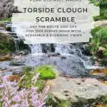 Pinterest Image for Torside Clough Scramble onto Bleaklow - Peak District Waterfalls walk - The Wandering Wildflower