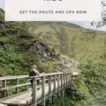 Pinterest Image for Ben Nevis Hike via the Pony Track Route - The Wandering Wildflower