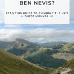 Pinterest Image for Ben Nevis Hike via the Pony Track Route - The Wandering Wildflower