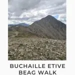 Pinterest Image for Buchaille Etive Beag - Easiest Munros in Glencoe - Kid Friendly Munro Hikes - The Wandering Wildflower
