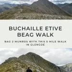 Pinterest Image for Buchaille Etive Beag - Easiest Munros in Glencoe - Kid Friendly Munro Hikes - The Wandering Wildflower