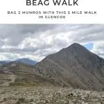 Pinterest Image for Buchaille Etive Beag - Easiest Munros in Glencoe - Kid Friendly Munro Hikes - The Wandering Wildflower
