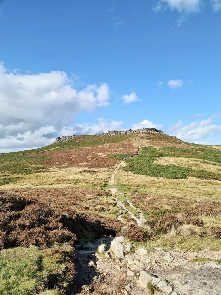 Higger Tor as seen from Carl Wark - The Wandering Wildflower
